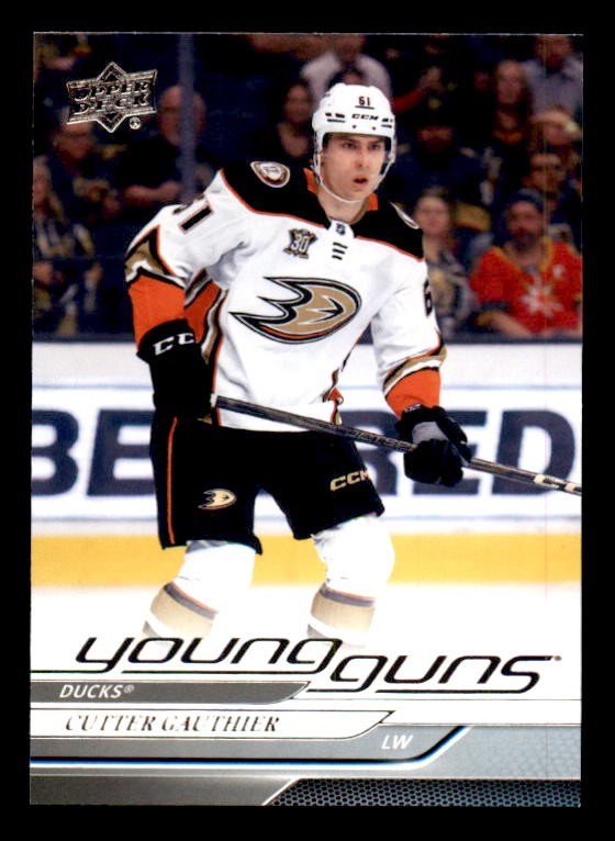 2024-25 Upper Deck #212 Cutter Gauthier Ducks Rookie Young Guns