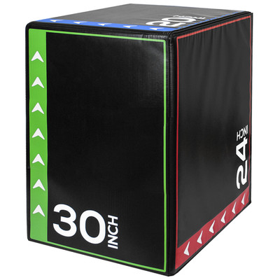 Plyometrische JUMP BOX groß 3 in 1 Plyo Fitnessstudio Sprungtraining Sprungkiste bis 30 Zoll