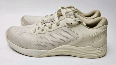 TYR CXT-1 Trainer Beige Athletic Running Shoes Mens 9.5 Womens 11