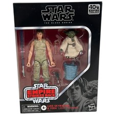 Star Wars Black Series Luke Skywalker Dagobah & Yoda 6  Figure 40th 2020 Hasbro