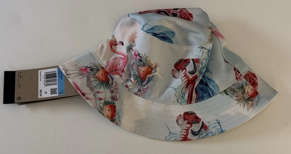 Pink Flamingo Bucket Hat Adult Medium Jordan Mens Womens