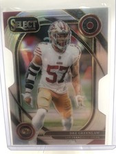 2024 Panini Select - Club Level Dre Greenlaw #252 Silver Prizm Die-Cut