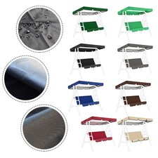 Balançoire de jardin étanche auvent et housse de siège pour une utilisation e