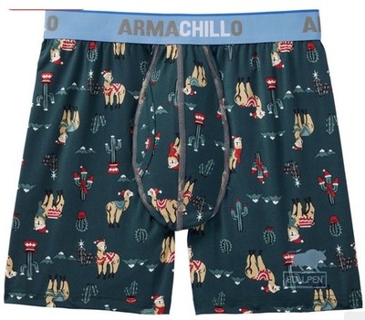 Duluth Christmas Armachillo Cooling Bullpen Boxer Brief  Lama Green 4XL (52-54)