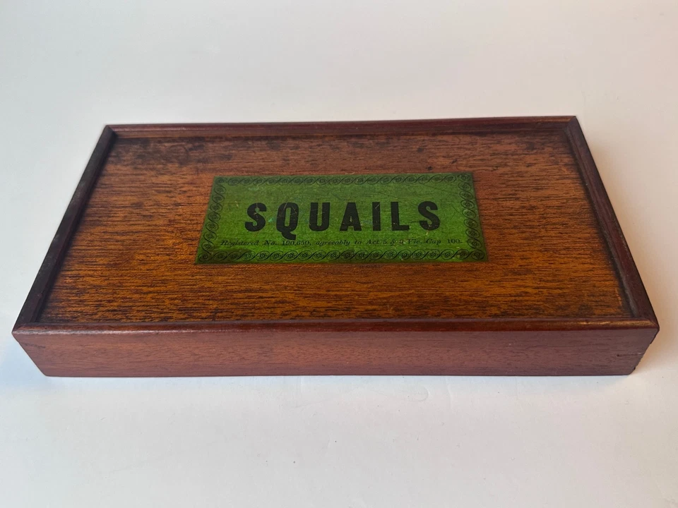 1857 SQUAILS John Jaques antique table bowls type game Rare - Image 4 of 4