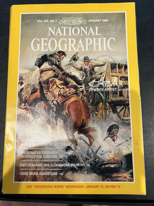 National Geographic Magazine January 1986 Vintage