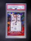 2023-24 Contenders Optic Victor Wembanyama RC Uniformity Red Ice /175 PSA 9