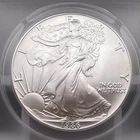 1986 American Silver Eagle Dollar ANACS MS69 1 Oz Fine Silver First Year