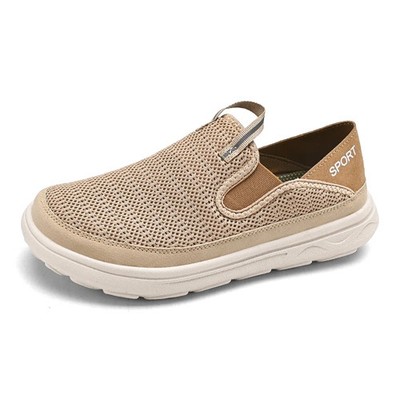  Men's Casual Walking Shoes Hand Made Lightweight Mesh Upper Breathable Sneakers