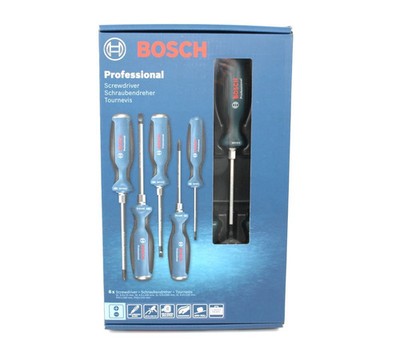 Bosch Professional 1600A016BF 6-Part Screwdriver Set (Length: 75/100/125 mm  in