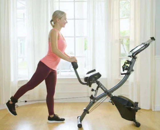 FITNATION Flex Bike Pro Desk Magnetic Upright Cycle Foldable Exercise BIKEDESKPL - Image 3 of 4