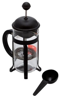 New BODUM Java French Press Coffee Maker Black Clear 34 oz with 1qt Scoop 