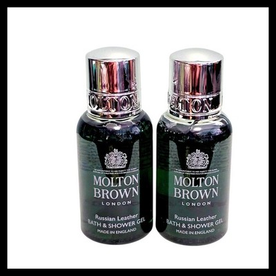 Molton Brown London Russian Leather Bath & Shower Gel 1 fl oz Travel Size
