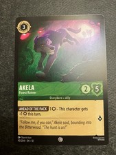 Disney Lorcana - Akela Forest Runner 90/204 Whispers in the Well Regular NM