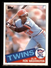 1985 Topps #329 Ron Washington