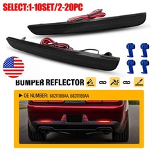 2-20X LED Rear Bumper Reflector Brake Tail Li...