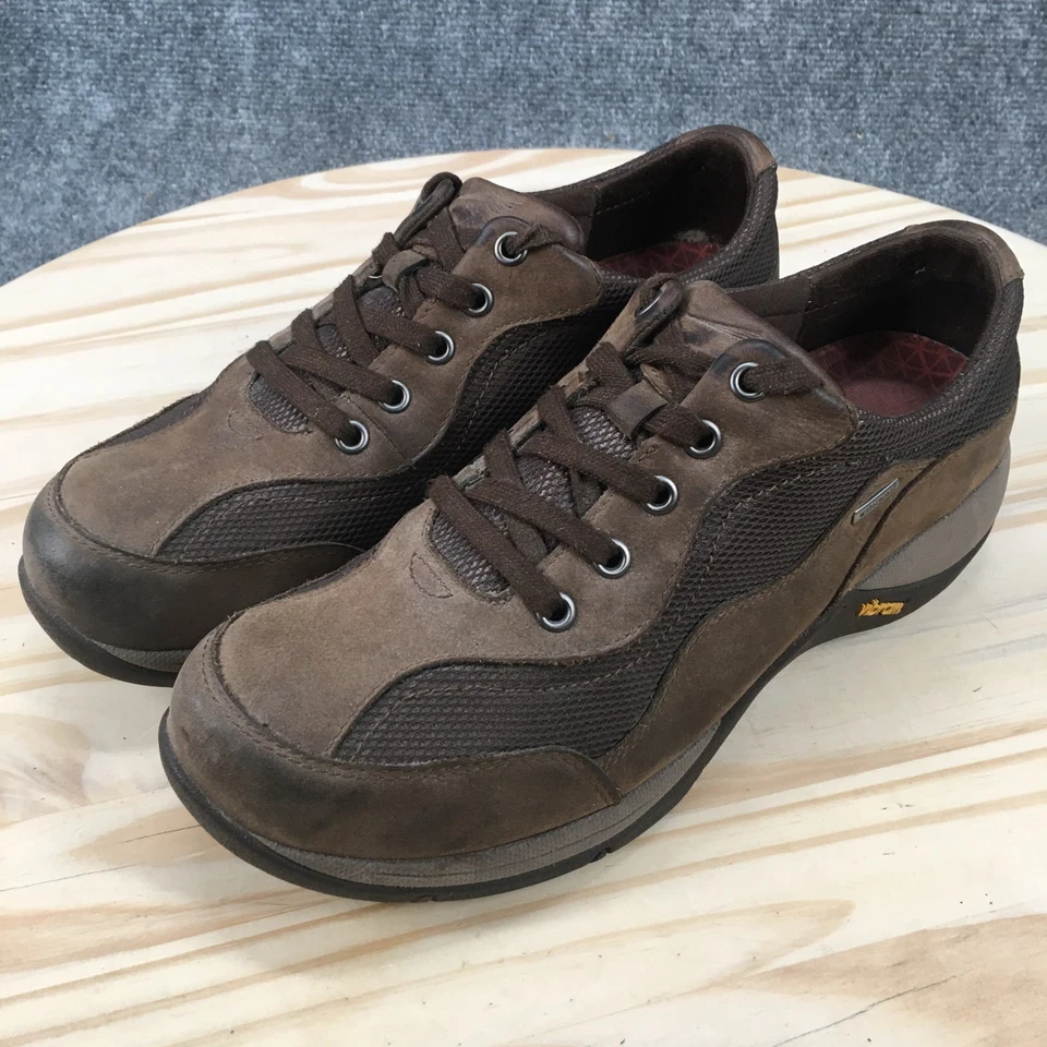 Zapatos impermeables Dansko para mujer 41 Chantal Oxford cuero marrón bajos 4301787800 Foto 3 de 4