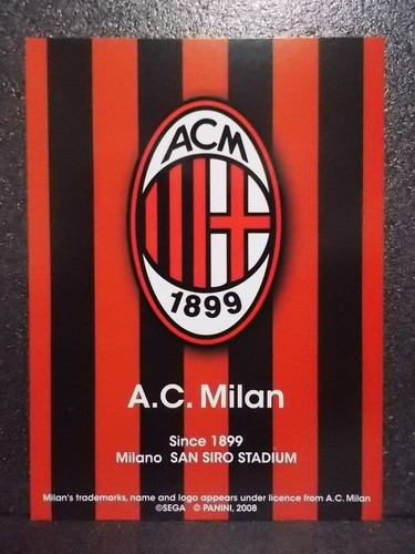 Panini WCCF Badge Check List AC Milan - Picture 4 of 16