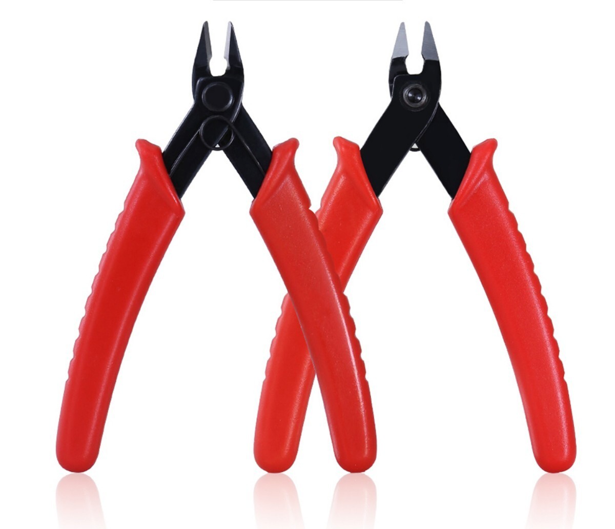 Precision Flush Cutters Electronics Networking Cable Premium Side snips Pack 2
