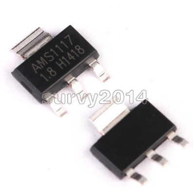 20Pcs AMS1117-1.8 AMS1117 LM1117 1.8V 1A SOT-223 Voltage Regulator