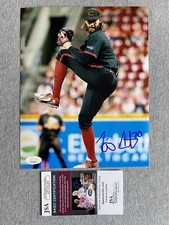 CINCINNATI REDS- TEJAY ANTONE AUTOGRAPH 8x10 ACTION PHOTO JSA AT33229