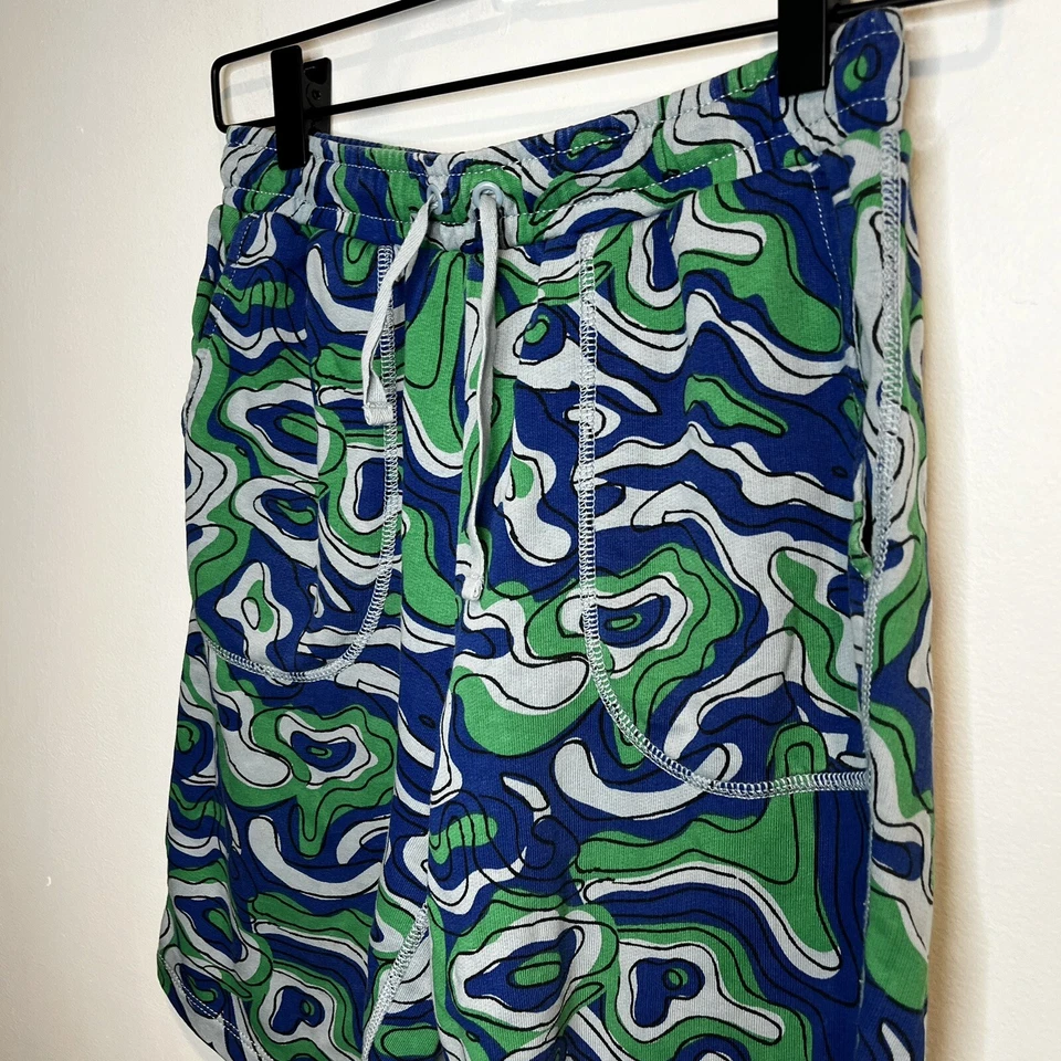 Niños | Pantalones camuflados Hanna Andersson azul y verde | Talla 12 Foto 2 de 4