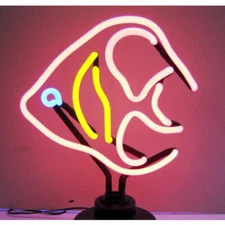 Neonetics 4FISHX Angelfish Neon Sculpture