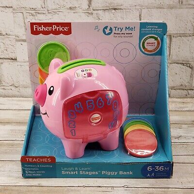 Fisher-Price Laugh & Learn Count & Learn Bilingual Piggy Bank