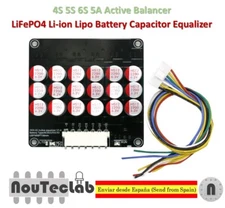 6S 5A Li-ion Lifepo4 LTO Lithium Active Equalizer Balancer Capacitor 4S 5S 6S