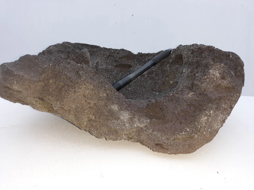 Bonsai stone planter rock succulent garden container flower pot natural art bowl - Image 3 of 4