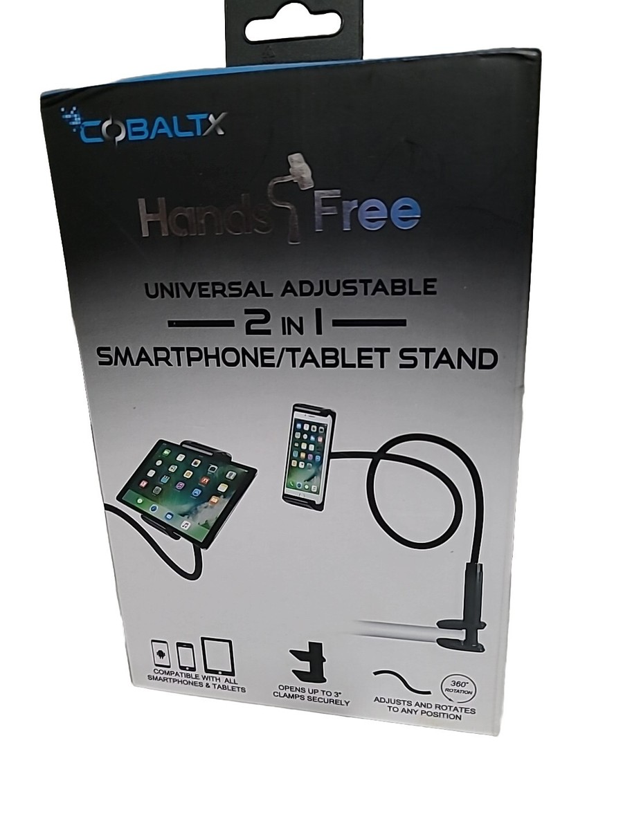 COBALTX HANDS FREE UNIVERSAL ADJUSTABLE 2-in-1 SMARTPHONE TABLET