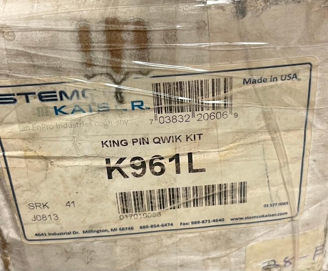 Stemco K961L King Pin Set, Qwik Kit No Ream 703832206069 eBay