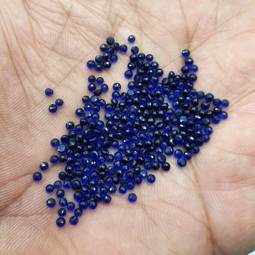 Wholesale Lot of 2mm Round Facet Natural Blue Sapphire Loose Calibrated Gemstone