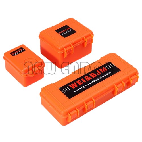 Plastic Travel Storage Box Set 3pcs For 1/10 RC Crawler Car Axial SCX10 D90 TRX4 - Picture 3 of 13