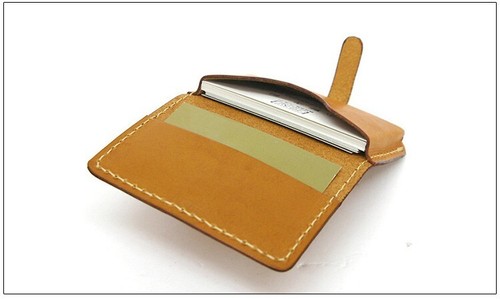 Leather Craft Card Holder Bag Purse Wallet Pouch Pocket Pattern Stencil Template - Picture 7 of 7