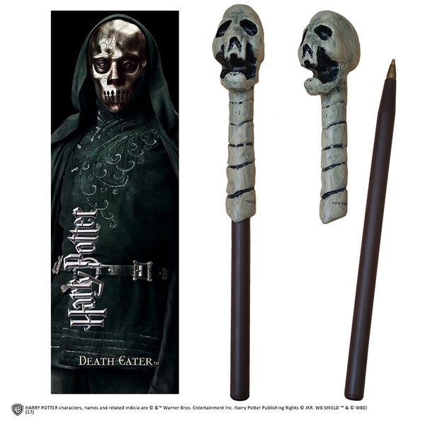 Harry Potter Death Eater Wand Pen And Bookmark - Stift Todesser & Lesezeichen-image