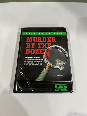 CBS Computer Game Mystery Master - Murder by the Dozen | eBay
