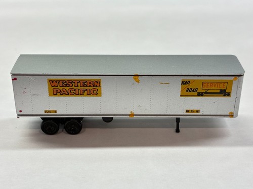 Con-Cor Semi Truck Box Delivery Trailer Western Pacific WP N-Scale Fast Shipping - Picture 2 of 6