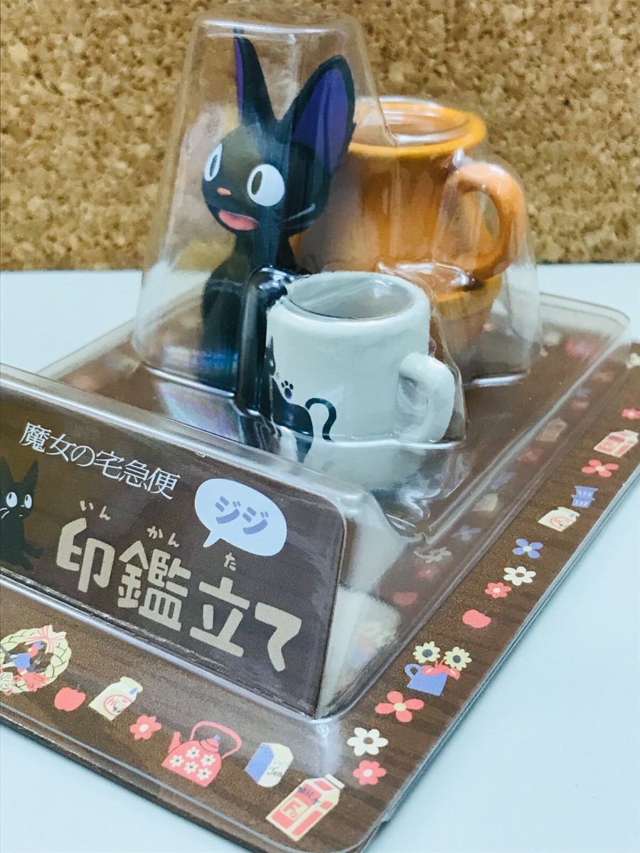 Kiki's Delivery Service Figure Stamp Stand Case Jiji Studio Ghibli