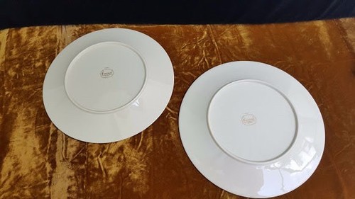 Franciscan Masterpiece China KASMIR 2 Dinner Plates Gold Encrusted Scroll USA - Picture 6 of 6