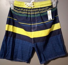NEW Quad Seven Boys Size Medium 8-10 Swim Trunks Swim Shorts NWT