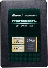 Inland Professional 240 GB 2.5 Inch 3D NAND SATA III 6Gb/s 7mm Internal SSD