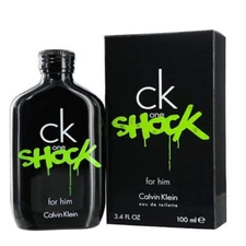 Ck One Shock for Him by Calvin Klein 3.3 oz EDT Cologne for Men New In Box