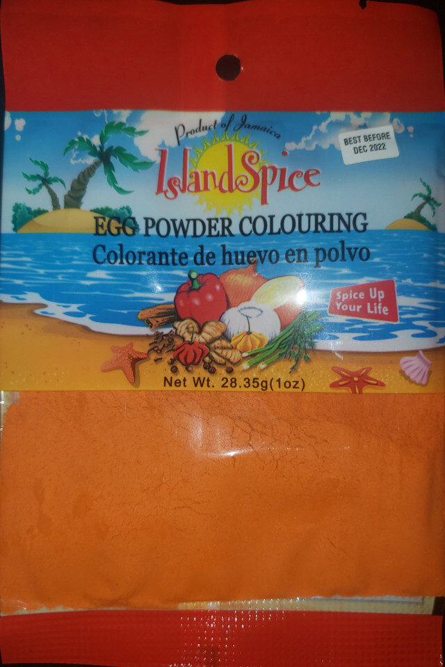 Island Spice Egg Powder Colouring1oz (pack of 12) eBay