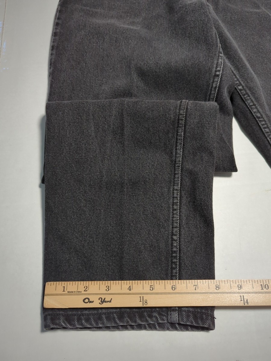 Levis 553 Black Denim Jeans Men's 34X32 (Actual 33x30)White