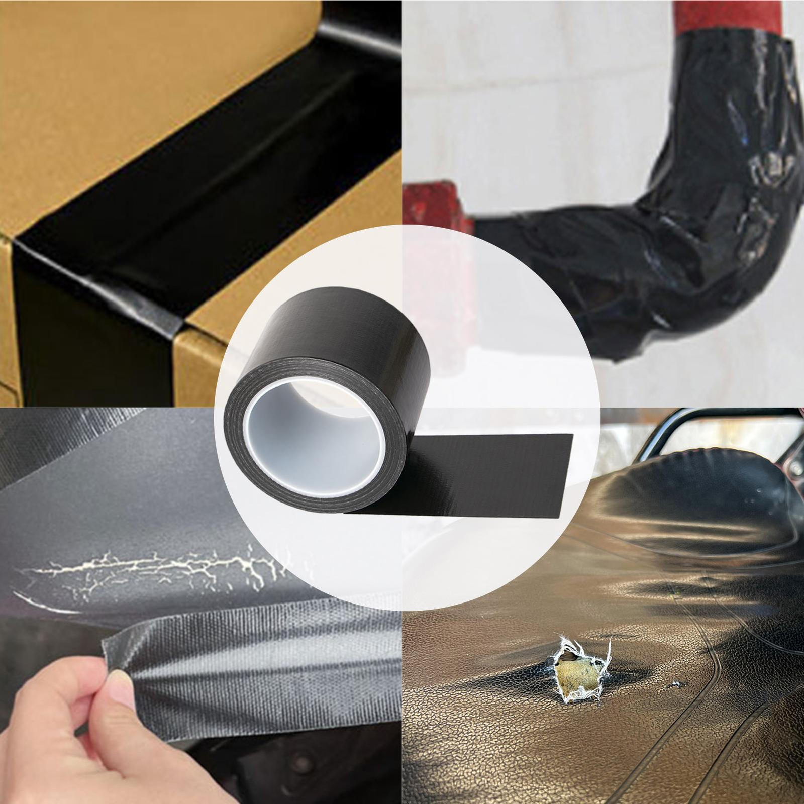 Leather Vinyl Repair Kit Black Filler Restore Car Seat Couch Sofa Bus