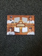2008 Ballpark Collection Baseball Quad Patch - Jeter, Pettitte, Heavy SC8146