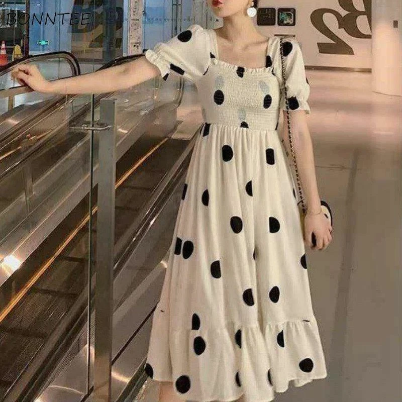 polka dot womens dress