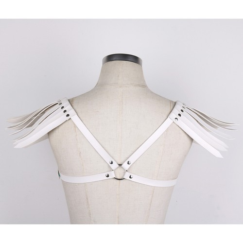 Womens Adjustable Body Chest Harness Belt Shoulder Tassel Choker Chain AU - Picture 33 of 40