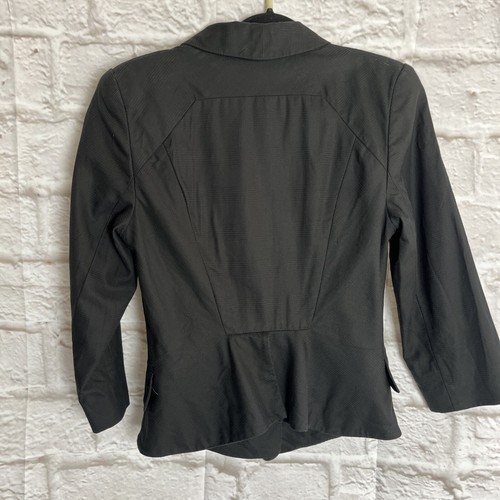 Cue Single Button Black Blazer. Size 10.#T17 - Picture 6 of 12